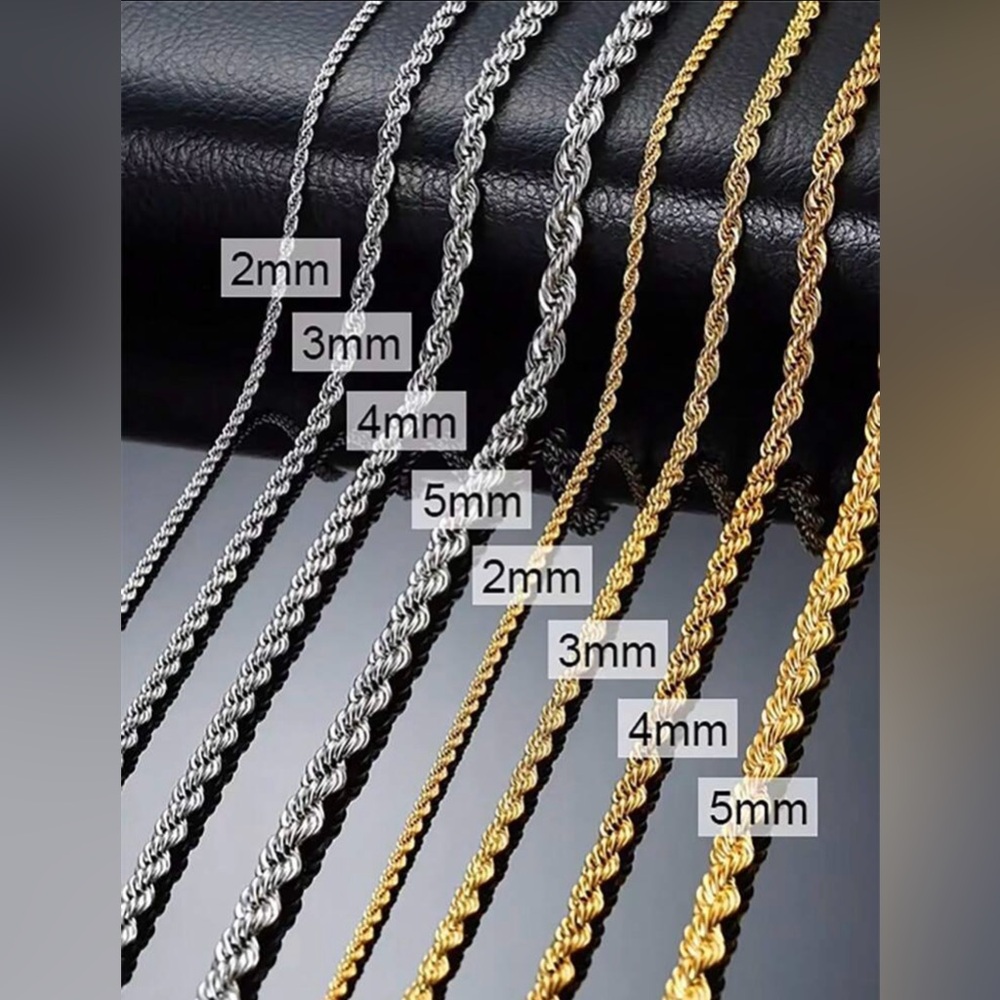 Gold Rope Chain - UNOPENED - Picture 4 of 4